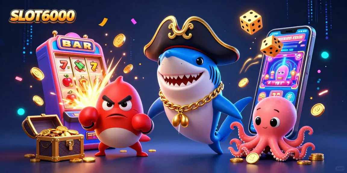 Spin the reels with SLOT6000 for fun game wins in a vibrant casino atmosphere!