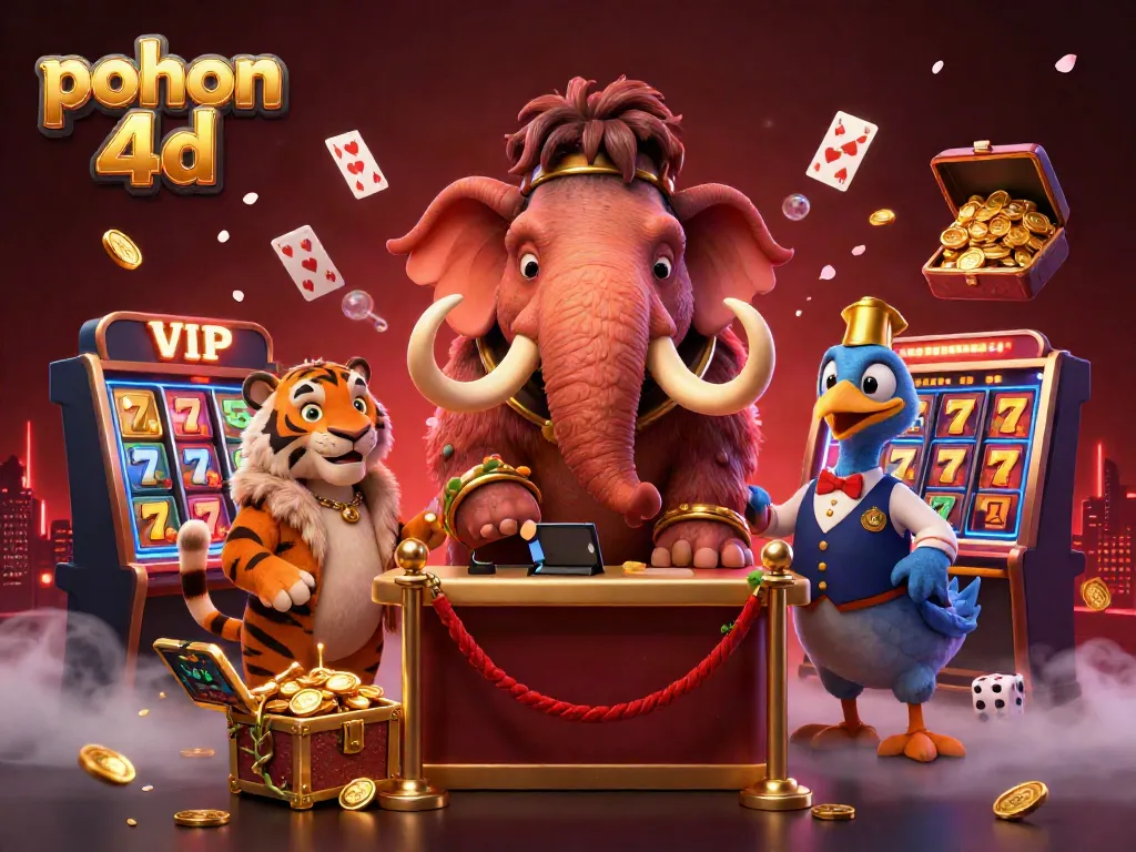 Experience thrilling gaming with pohon 4d in an immersive, vibrant casino scene.