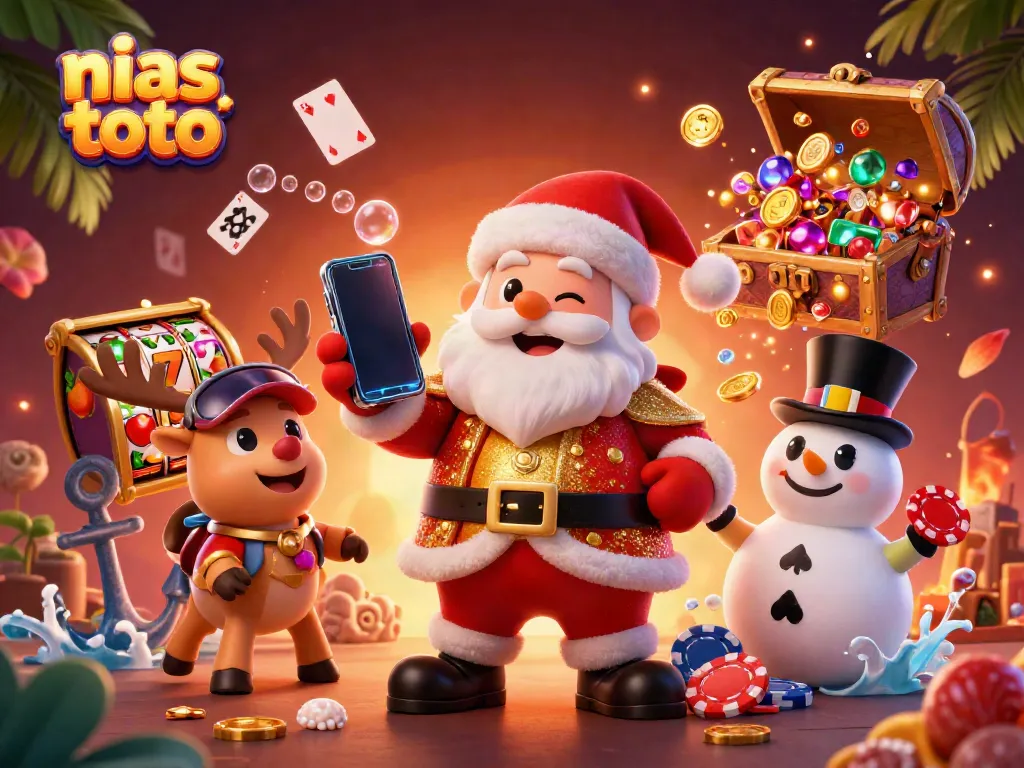 Menangkan jackpot dengan nias toto dalam ilustrasi kasino yang penuh warna.