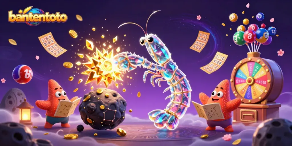 Membuka peluang menang dengan bantentoto dan bola lotere berwarna-warni.