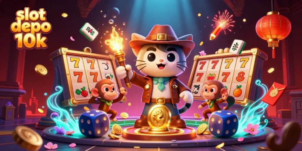 Meraih kemenangan maksimal di slot depo 10k dengan grafis 3D yang menarik.